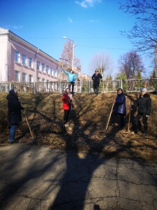 Субботник в МАУДО 