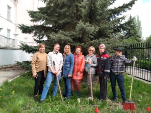 Педагоги Дворца детского творчества приняли участие во Всероссийском субботнике