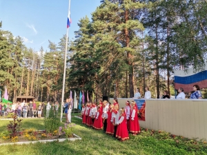 Праздничное открытие четвёртой смены в лагерях 